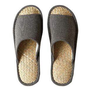 马来草竹席拖鞋男室内居家木地板静音夏季防滑透气吸汗女情侣家用