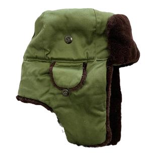 拉风雷锋帽！涤卡栽绒帽男女冬季保暖加厚棉帽防寒防户外冻护耳帽