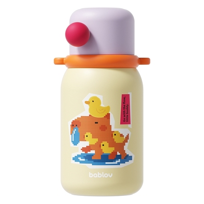 bablov保温杯儿童三合一多功能