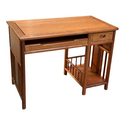 红木花梨木写字桌1.1米全实木电脑桌原木1.2米纯木中式1.3办公台