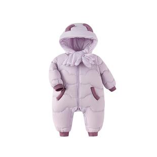 【商场同款】巴拉巴拉童装宝宝连体衣羽绒服冬装外出抱衣时尚萌趣