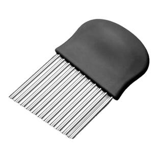 波纹刀不锈钢狼牙土豆刀切土豆波浪刀厨房家用切菜神器花式切条器