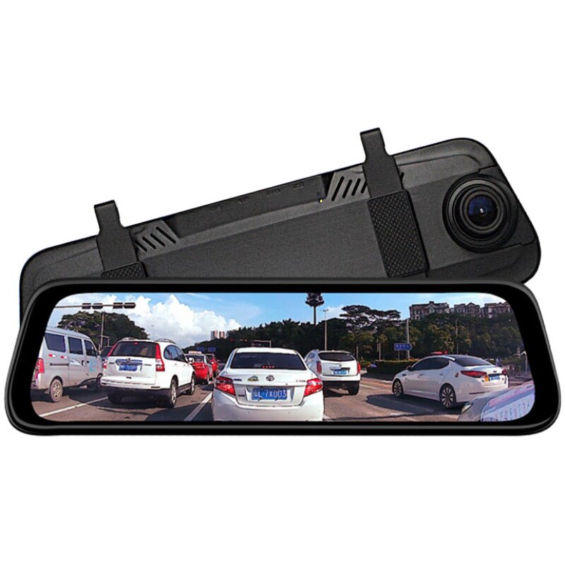 15米高清货车行车记录仪倒车影像前后双录24V12V捷渡后视镜半挂车