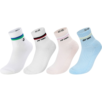 尤尼克斯羽毛球运动袜女厚底透气