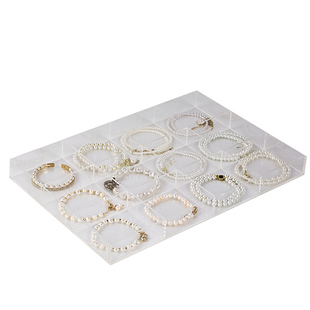 首饰盒新款透明耳钉耳饰耳环手饰品分格整理盒手链项链戒指收纳盒
