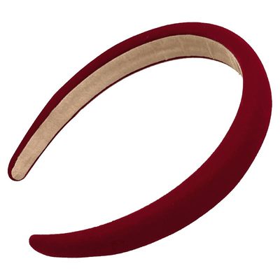 显白秋冬缎面简约加厚发箍