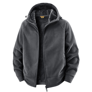 班尼路SK2026年春夏摇粒绒外套男春季连帽卫衣开衫保暖抓绒上衣YS