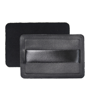 NAR粉饼S扑粉扑大白饼专用粉扑黑色皮革粉扑方形粉扑超薄定妆粉扑