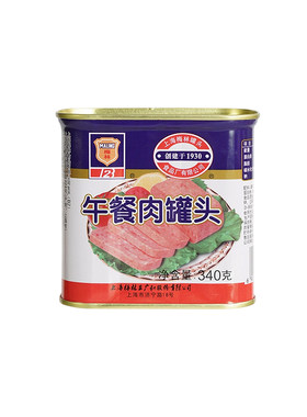 上海梅林午餐肉罐头340g
