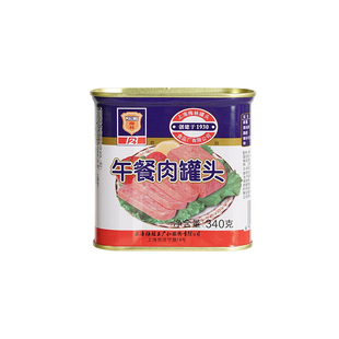 上海梅林午餐肉罐头340g罐装即食火锅熟食火腿三明治速食泡面搭档