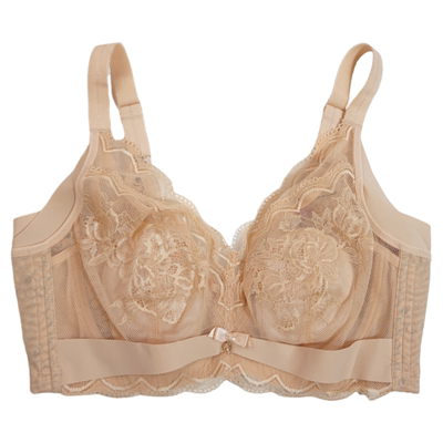 奥丽侬夏季超薄文胸聚拢上托收副乳性感软钢圈四排扣内衣OTW9602