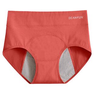 蝶安芬高腰女士生理内裤防漏姨妈月经期裤纯棉女生夜用例假安全裤