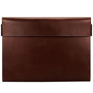 吉卡尼 轻奢休闲真皮信封包男手拿包笔记本电脑手包Bennett Winch