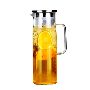 耐高温冷水壶玻璃水壶防爆家用凉水壶开水杯大容量泡茶壶果汁扎壶