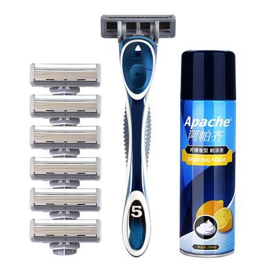 德国手动式剃须刀阿帕齐水洗6层
