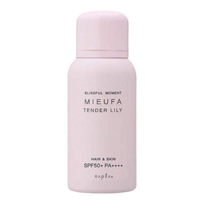 Mieufa 防晒花香喷雾SPF50+PA++++80g温柔百合防紫外线户外旅行版