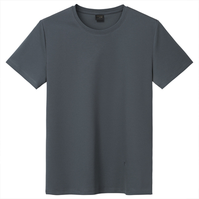 夏季男士丝光棉打底衫短袖t恤