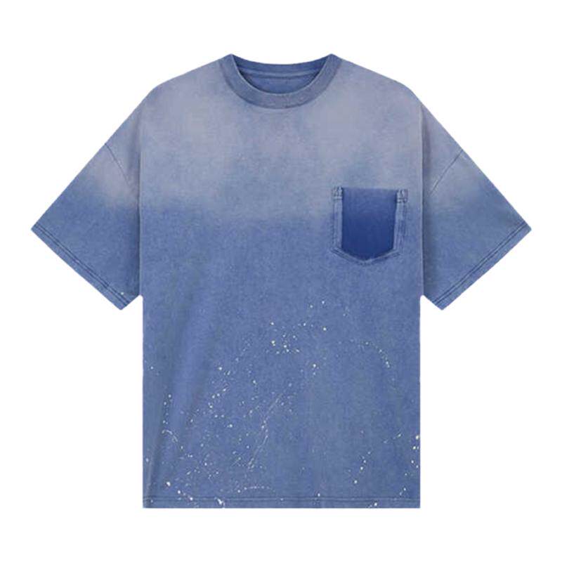 【PacShop】.pac 蓝/黑基础泼墨短袖 BLUE/BLACK PAINTER TSHIRT