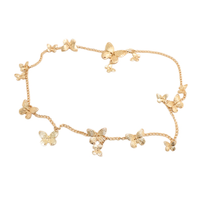 波西米亚风高级百搭蝴蝶腰链