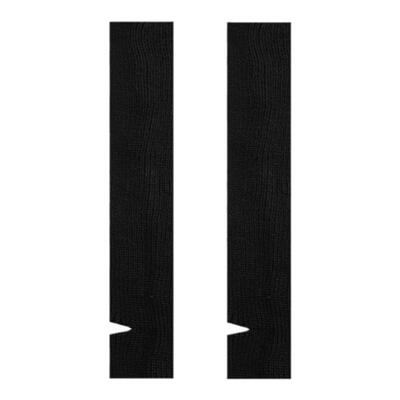 黑色针织堆堆小腿袜套