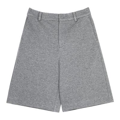 Momordica棉质直筒短裤休闲裤