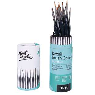 蒙玛特 勾线笔极细画笔套装尼龙水粉笔描边丙烯画水彩画国画油画美术生专用面相笔学生绘画勾勒工笔
