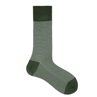 Beeff男士 60支丝光棉夏季薄款绅士袜ivy正装 无骨高端千鸟格袜子