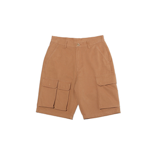 ABSURD LOGIC 荒诞逻辑 原创设计 垂顺砂洗棉立体多袋工装中裤