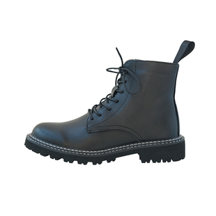 英伦风马丁靴男ins侧拉链款真皮工装靴冬季男士高帮百搭潮男靴子