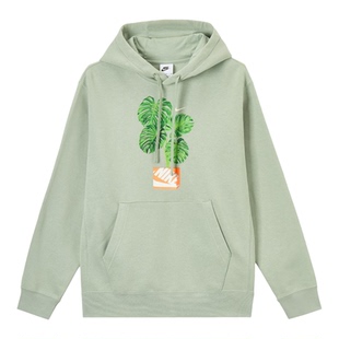 Nike Club FW24男款地平线绿休闲舒适加绒保暖连帽卫衣HQ2968-370