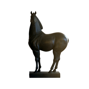 形上黑马之韵招财马家居开运饰品黑色马客厅酒店装饰乔迁送礼摆件