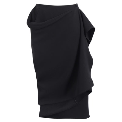 MOMENTPLAY解构不对称醋酸半裙女