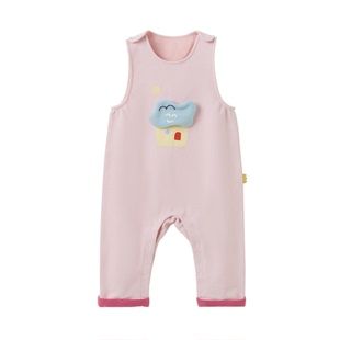 【糯米棉】papa爬爬春季婴儿连体衣男女宝背带宝宝爬服2026新款