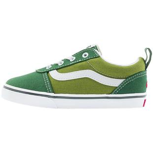 Vans范斯童鞋官方 Ward Slip On 抹茶绿复古小童板鞋樱桃青柠