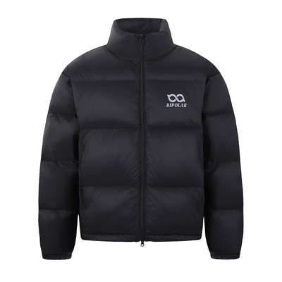 BIPOLAR环形LOGO羽绒服基础简约立领上衣休闲百搭款外套冬季