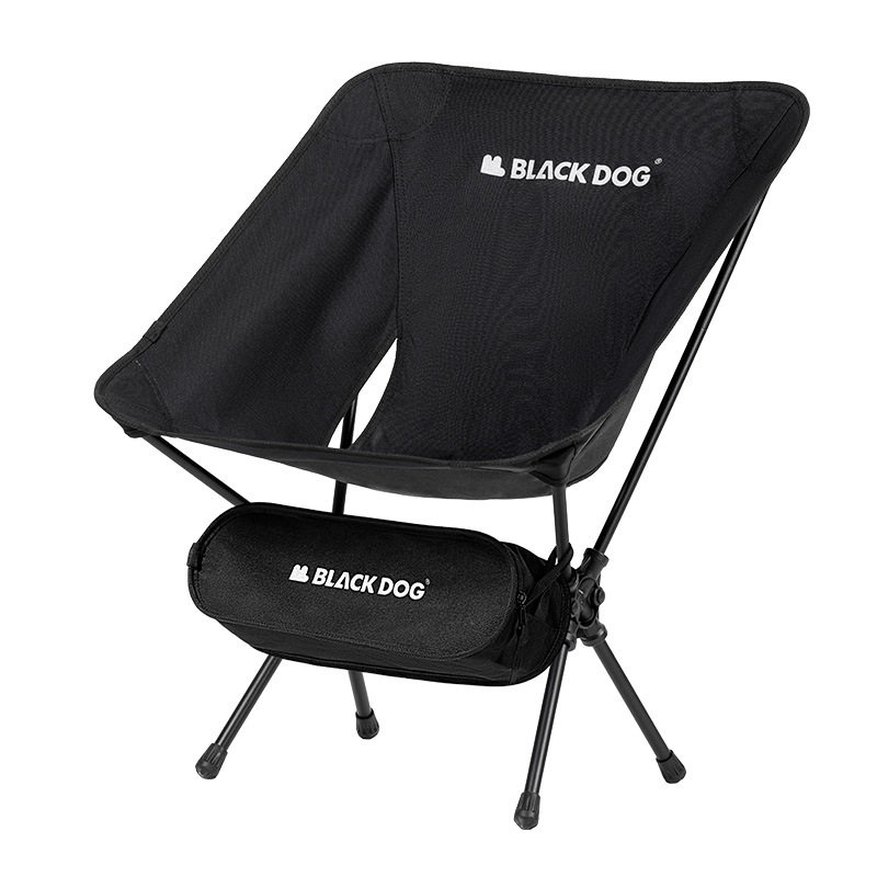 BLACKDOG黑狗户外月亮椅便携午休露营钓鱼椅沙滩椅折叠椅骑行椅子