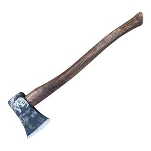 足铁匠斧头轨道钢锻打东北斧装好手柄发货劈柴砍树大板斧家用斧子