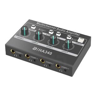 阿音耳机放大分配器专业立体三路3进8出耳分无损监听录音棚工程用