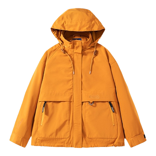 outdoor products黄亦玫同款秋冬夹克外套女户外抓绒三合一冲锋衣