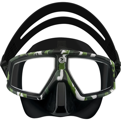 法兰左迷彩渔猎自由潜面镜防雾轻