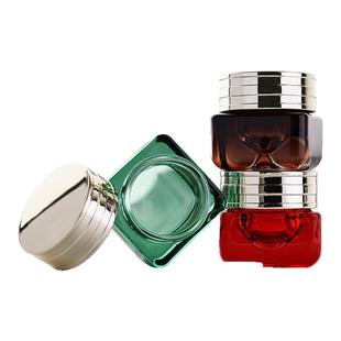 HOPECK便携分装瓶避光面霜眼霜粉底液小容量分装瓶玻璃15g膏霜瓶