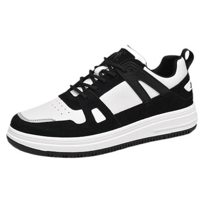 金猴潮流熊猫色复古小白鞋