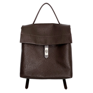 jpjclassic头层植鞣牛皮双肩包女可爱百搭旅游背包城市风通勤软包