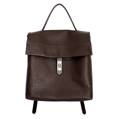 jpjclassic头层植鞣牛皮双肩包