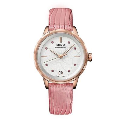 【自营】Mido美度手表女花淅自动机械皮带女表M043.207.36.011.00