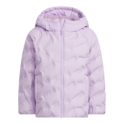 adidas阿迪达斯女童儿童舒适保暖冬季运动休闲连帽羽绒服KB5123