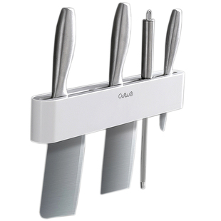 厨房菜刀架刀座壁挂式免打孔厨具置物架组合家用品放刀具收纳架子