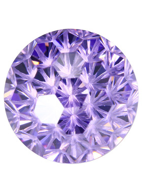 圆形烟花切高碳钻组合 CZ锆石彩色裸石天火切菊花切钻美甲耳钉钻