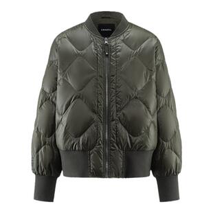 eral  nc短款羽绒服男女秋冬2024棒球领设计感情侣款鸭绒加厚外套