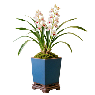 【绯玉凝香】兰花苗建兰四季名贵盆栽花卉植物浓香兰草国兰带花苞